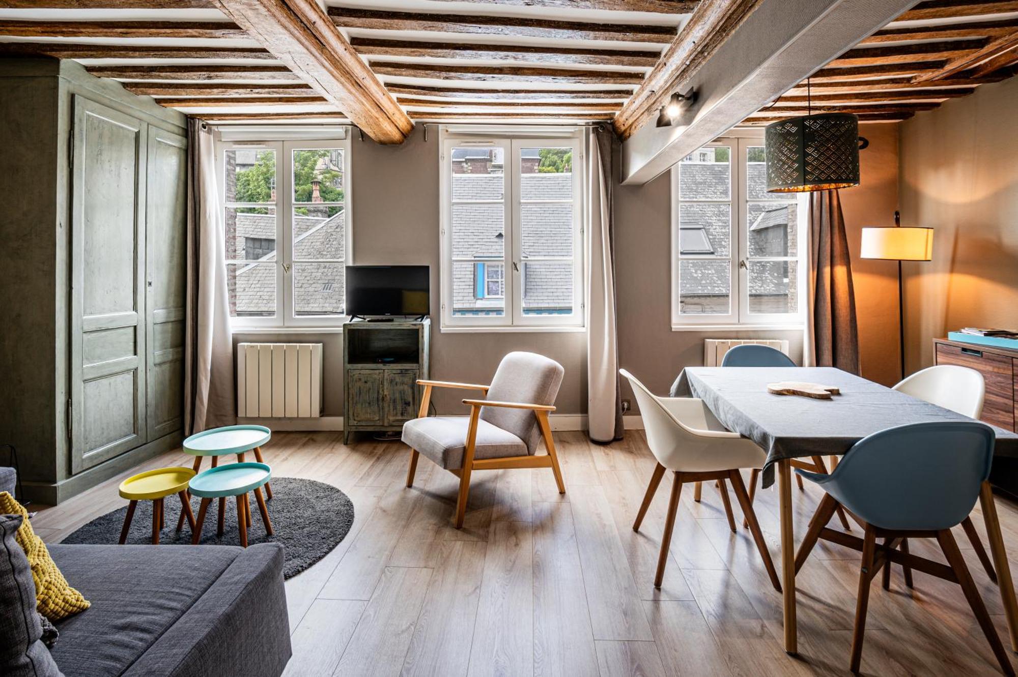 Apartamento Cosy Loft - Plein Centre D'Honfleur Exterior foto